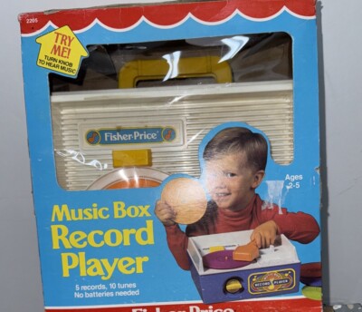 Fisher Price Music Box Toy Record Player-image