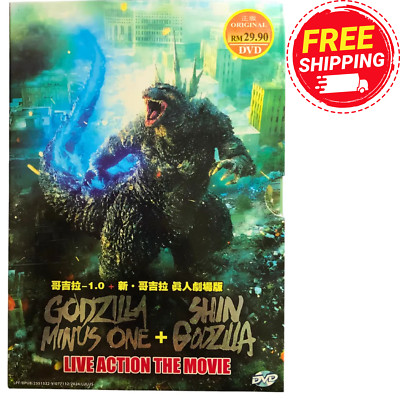 DVD  Godzilla Minus One + Shin Live Action Movies English Sub Free Ship-image