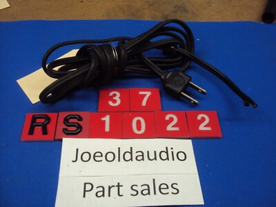 Fisher RS-1022/RS-1052 Receiver Line Cord w/ Strain Relief. Parting Out RS-1022-image