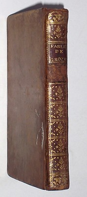 1760 FABLES NOUVELLES leatherbound in French-image