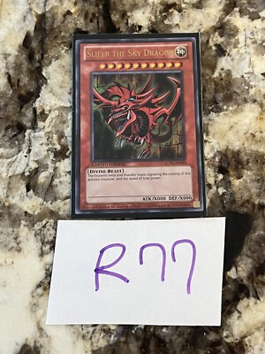 YuGiOh Slifer the Sky Dragon LC01-EN002 Limited Edition Ultra Rare LP Holo Foil-image