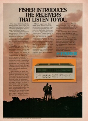 Fisher - RS-2010 Receiver - Original Magazine Ad - 1979-image
