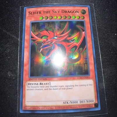 Yugioh Slifer the Sky Dragon LC01-EN002 Ultra Rare 25th Anniversary NM -image