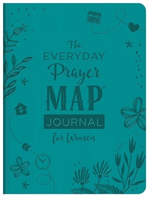 Compiled by Barbour Sta The Everyday Prayer Map Journal for Wom (Leather Bound)-image