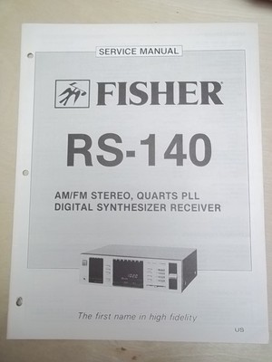 Fisher Service/Repair Manual~RS-140 Receiver-image
