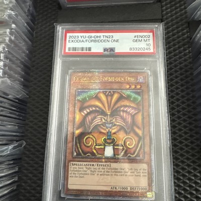 Yu-Gi-Oh! TCG–PSA 10, 2023 Exodia the Forbidden One, Quarter Century Secret Rare-image