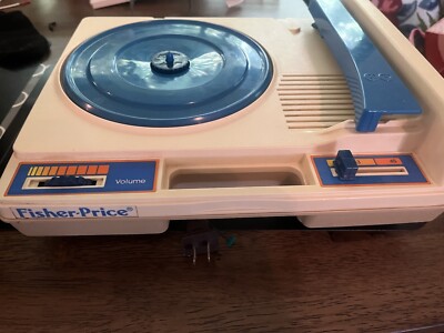 Vintage Fisher Price Portable Phonograph Record Player Works 1978 #825-image