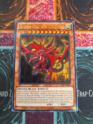 Yu-Gi-Oh! Slifer the Sky Dragon LDK2-ENS01 Ultra Rare Limited Lightly Played-image