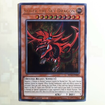 Slifer the Sky Dragon KICO-EN063 (Yu-Gi-Oh!) 1st Edition NM-M-image