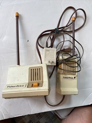 Vintage Fisher Price Baby Monitor and Receiver 1983 Model 157, Instructions-image