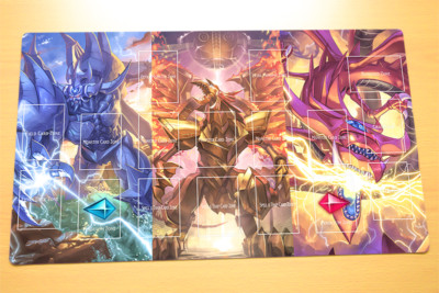 No.1928# Yugioh TCG Playmat Egyptian God Slifer the Sky Obelisk Dragon of Ra-image