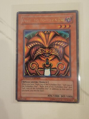 YuGiOh - Exodia the Forbidden One MC1-EN001 - Limited Edition Secret Rare HP-image