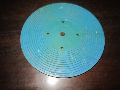 Fisher Price Record Player vintage part # 995 Blue  Jack Jill Humpty Dumpty  1 -image