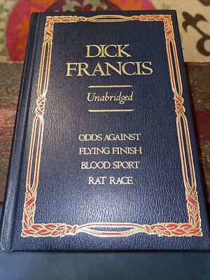 Dick Francis Four Novels,1984 edition/  MYSTERY/SUSPENSE/FOUL PLAY Leather Bound-image