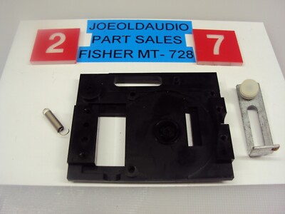 Fisher MT-728 Turntable Frame & Pulley Guide. Tested Parting Out Entire MT-728-image