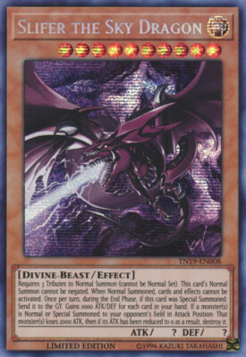 Yugioh! Slifer the Sky Dragon (alternate art) - TN19-EN008 - Prismatic Secret Ra-image