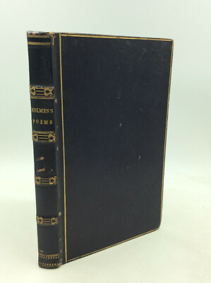 POEMS. by Oliver Wendell Holmes - 1836 - 1st ed - Leather - Poetry - Literature -image