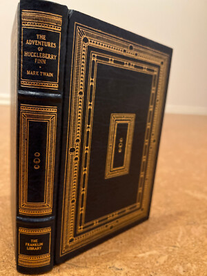 THE ADVENTURES OF HUCKLEBERRY FINN Mark Twain, Franklin Library - Ltd. Ed. 1983-image