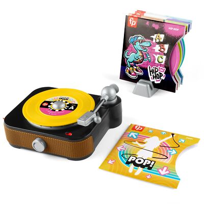 Fisher Price Rockin Record Player Musical Toy with 20 Songs for Kids 3 Years+-image