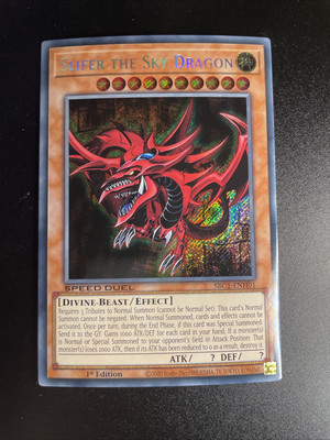Slifer the Sky Dragon - SBC1-ENH01 - Secret Rare - 1st Edition - (NM)-image
