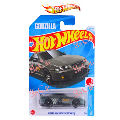 Nissan Skyline GT-R (BCNR33) R33 Hot Wheels GodZilla Case N New Release 2024-image