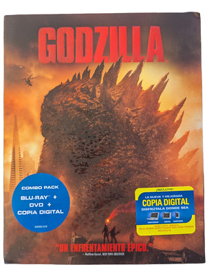 Godzilla (Blu-ray + DVD, 2014) Aaron Taylor-Johnson-image