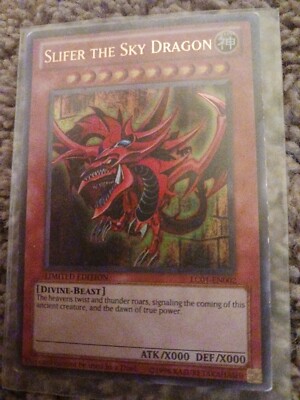 YUGIOH SLIFER THE SKY DRAGON LC01-EN002 Ultra Rare Limited Edition NM  y5-image