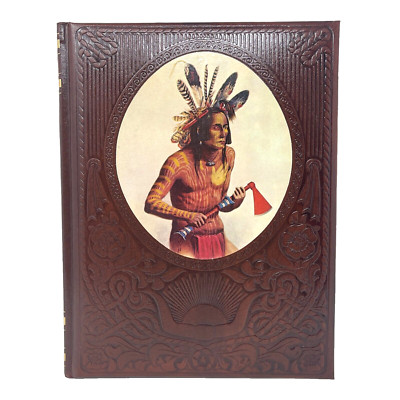 1973 THE OLD WEST Vol 2: THE INDIANS Time-Life Books Series Set FAUX LEATHER-image
