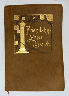 1910 Leather Bound Friendship Year Book - Margaret Connolly-image