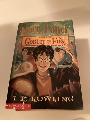 Harry Potter And The Goblet Of Fire by J.K Rowling Paperback 1st Scholastic Ed-image