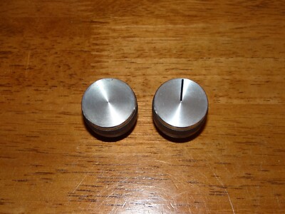 Vintage FISHER 28 Stereo Turntable Control Knobs Set of 2-image