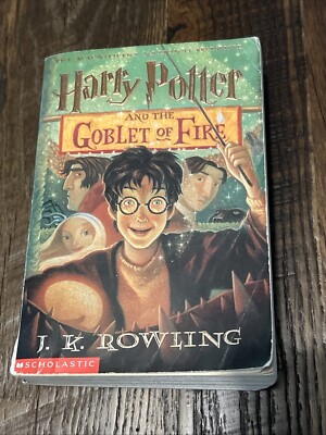 HARRY POTTER and the Goblet of Fire J.K. Rowling - First Paperback Printing-image
