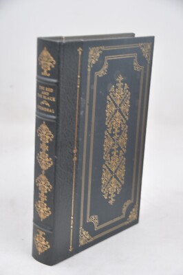 Franklin Library The Red and the Black by Styendhal 1981  1/4 Bound Gree Leather-image