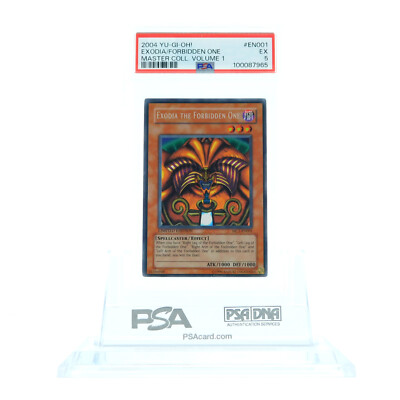 2004 Exodia The Forbidden One MC1-EN001 Limited Edition Yugioh Game Card-image