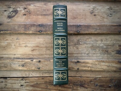 Moll Flanders, Daniel Defoe, Franklin Library, 1978, Leather Bound, Illustrated-image