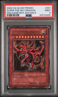 Yu-Gi-Oh Slifer The Sky Dragon GBI-001 PSA 9 Mint-image
