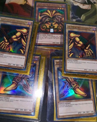 EXODIA *RARE* DOUBLE SET (YGLD & LDK2 EXODIA SET ) SLEEVED & PLASTIC-image