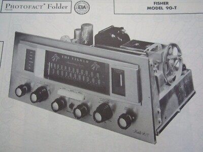 FISHER 90-T TUNER RECEIVER PHOTOFACT-image