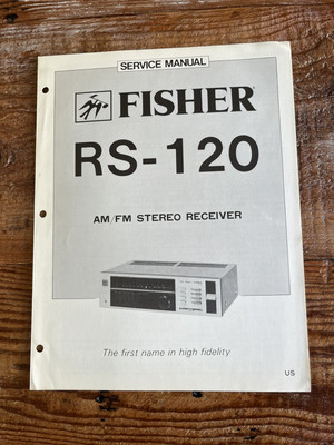 FISHER AM-FM Stereo Receiver RS-120 Service Manual-image