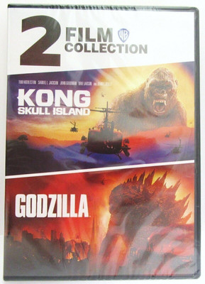 Kong ( Skull Island 2017 )  & Godzilla (2014) ~ 2-Film ~ Movie ~ New DVD-image