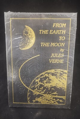 Easton Press FROM THE EARTH TO THE MOON  LEATHER BOUND Edition VERNE NEW SEALED-image
