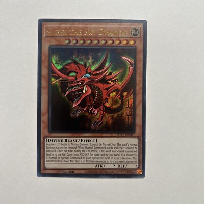 Yugioh! LP Slifer the Sky Dragon - EGS1-EN001 - Ultra Rare - 1st Edition NM-image