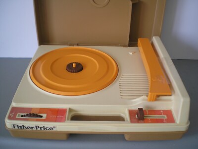 Fisher Price vintage Record Player Phonograph Turntable Model 825, for repair-image