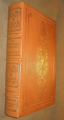 THE HONOURABLE SCOOLBOY Franklin Library, 1977 JOHN LE CARRE Leather First Ed-image