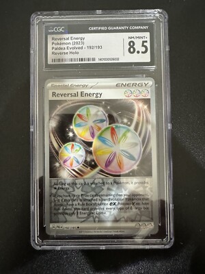 Pokemon Reverse Energy Paldea Evolved Holo CGC Graded 8.5 Mint Not PSA Card-image