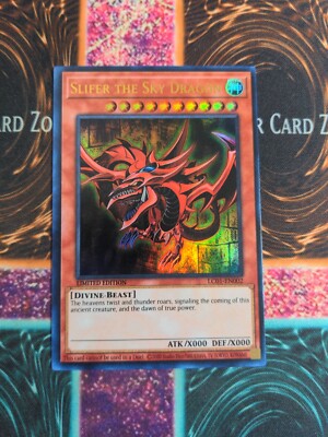 Yu-Gi-Oh! Slifer the Sky Dragon LC01-EN002 Limited Ultra Rare NM a1/-image