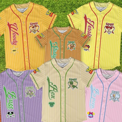 Custom Coquette Toy Story Baseball Jersey Woody Gift For Kid Men Women-image
