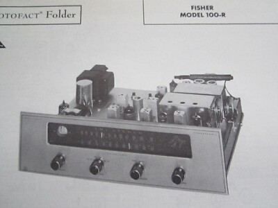 FISHER 100-R TUNER RECEIVER PHOTOFACT-image