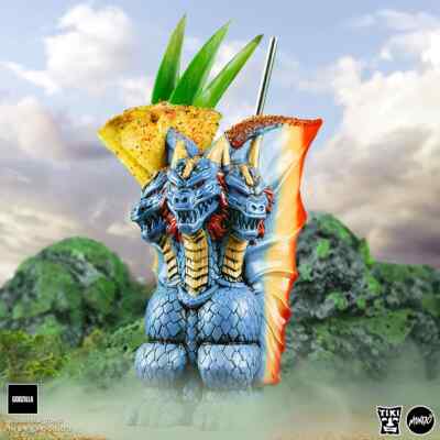 Mondo Tiki Mug - Godzilla - King Ghidorah (Showa Era Colors)-image