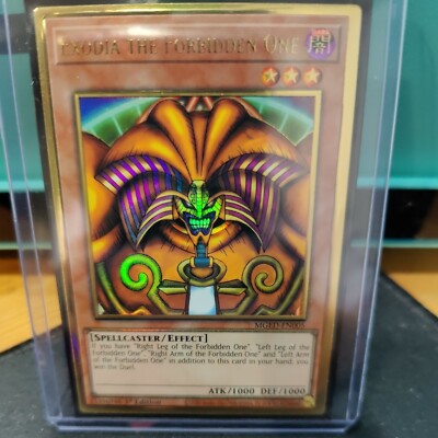 Yugioh Exodia the Forbidden One Gold Rare MGED-EN005 1st Ed Pre-Order 11/19-image